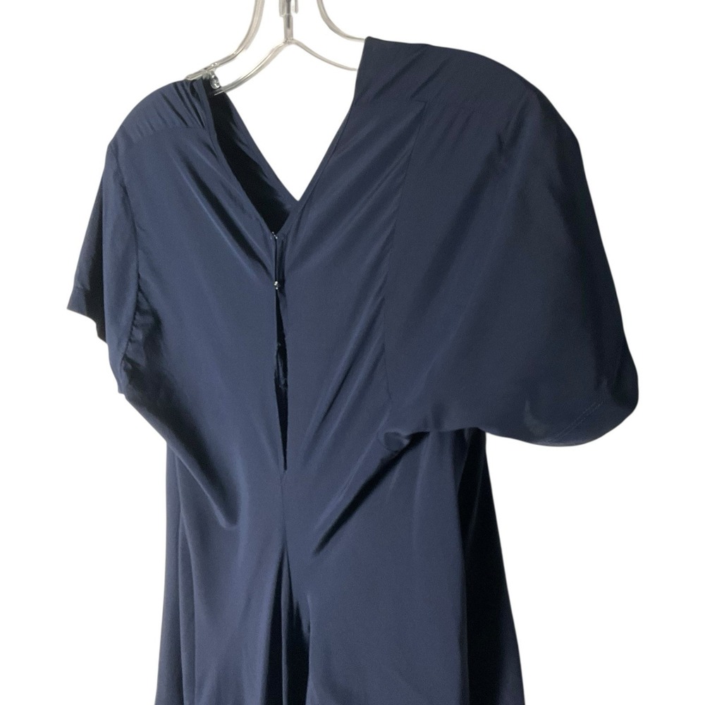 Proenza Schouler Sidney Dress Silk Blend Maxi Blue Size 2 $1390 *READ FLAW* - Picture 8 of 14